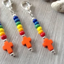 3er-Set farbenfrohe Gastgeschenke / Mitbringsel / Mitgebsel / Charms