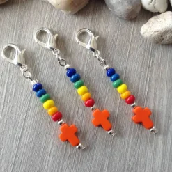 3er-Set farbenfrohe Gastgeschenke / Mitbringsel / Mitgebsel / Charms