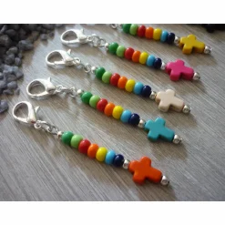 8er-Set farbenfrohe Gastgeschenke / Mitbringsel / Mitgebsel / Charms
