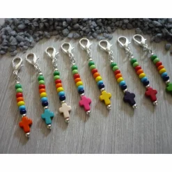 8er-Set farbenfrohe Gastgeschenke / Mitbringsel / Mitgebsel / Charms