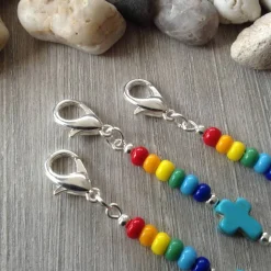 3er-Set farbenfrohe Gastgeschenke / Mitbringsel / Mitgebsel / Charms