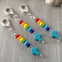 3er-Set farbenfrohe Gastgeschenke / Mitbringsel / Mitgebsel / Charms