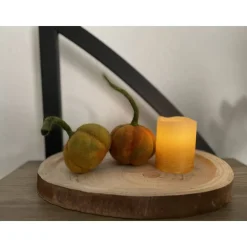 2er-Set kleine gefilzte Kürbisse mit den Stillen – handgemachte Herbstdeko aus Wollfilz, ca. 5 × 6 cm groß