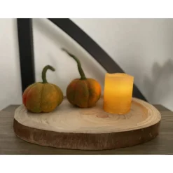 2er-Set kleine gefilzte Kürbisse mit den Stillen – handgemachte Herbstdeko aus Wollfilz, ca. 5 × 6 cm groß