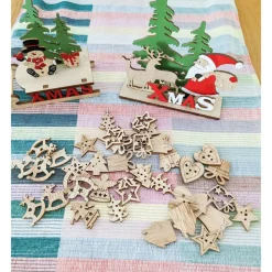 27er-Set Tischdeko Weihnachten, Streudeko Weihnachten, 2 Variationen zur Auswahl