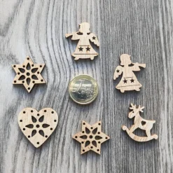 27er-Set Tischdeko Weihnachten, Streudeko Weihnachten, 2 Variationen zur Auswahl