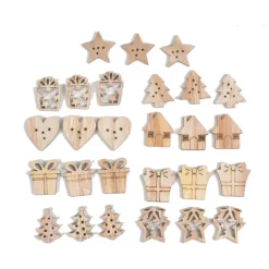 27er-Set Tischdeko Weihnachten, Streudeko Weihnachten, 2 Variationen zur Auswahl