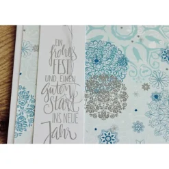 3er-Set Weihnachtskarten "Ein frohes Fest" I aus der Manufaktur Karla