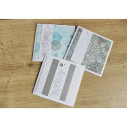 3er-Set Weihnachtskarten 