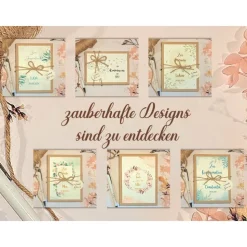 Erstkommunion Geldgeschenk Junge & Mädchen – Personalisierte Kommunion Geschenkbox mit Namen