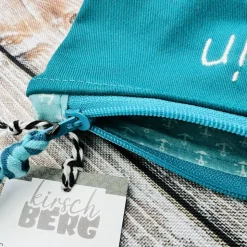 Erzieherin mit Herz Federmäppchen petrol als Abschiedsgeschenk