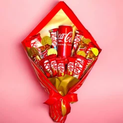 Essbarer Blumenstrauß - CocaCola, Kit-Kat,Twix- handgemachtes Geschenk