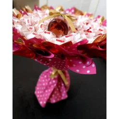 Essbarer Blumenstrauß - Raffaello & Wein