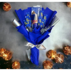 Essbarer Blumenstrauß - Redbull, Schogetten, Pick-Up
