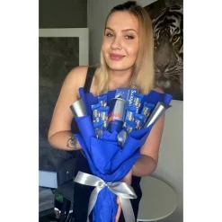 Essbarer Blumenstrauß - Redbull, Schogetten, Pick-Up