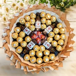 Essbarer Blumenstrauß - Whiskey Gold