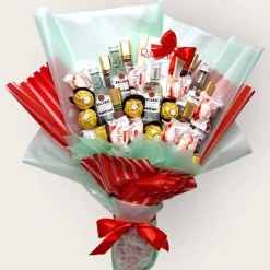 Essbarer Blumenstrauß Bacardi Style - Bacardi - Ferrero Rocher - Merci - Raffaello