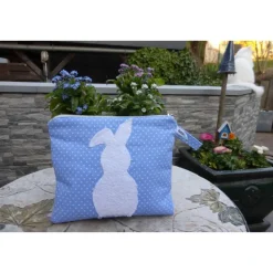 Etui Albino-Hase, Kosmetiktäschchen, Unikat