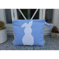 Etui Albino-Hase, Kosmetiktäschchen, Unikat