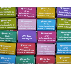 etwas Süßes als Dankeschön für die Gäste 20 Täfelchen