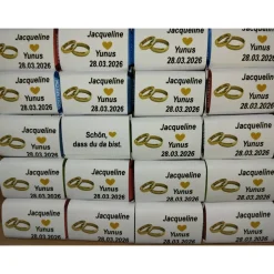 etwas Süßes für die Gäste bei einer Hochzeit