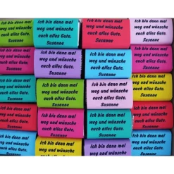 etwas Süßes für die Kollegen zum Abschied 20 Täfelchen