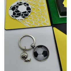 Explosionsbox Fußball Schwarz Gelb – Geldgeschenk & Gutschein Verpackung personalisiert