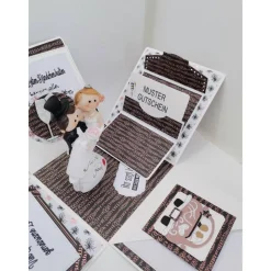 Explosionsbox Hochzeit – Einzigartiges Geschenk für das Brautpaar, handgefertigt, personalisierbar