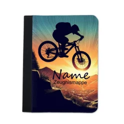 Fahrrad Zeugnismappe personalisiert | Zeugnismappe | Zeugnismappe mit Namen | Urkundenmappe