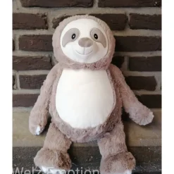 Faultier - Kuscheltier individuell bestickt zur Geburt, Taufe, Geburtstag oder weiteren Anlässe