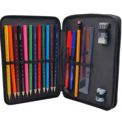 Federmappe gefüllt Fußball Trikot mit Name und Rückennummer personalisiert