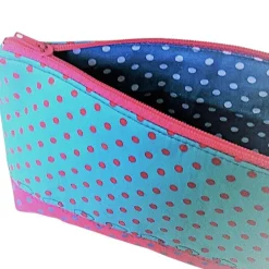 Federmäppchen, Kosmetiktasche gepunktet