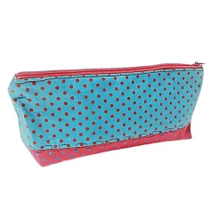 Federmäppchen, Kosmetiktasche gepunktet