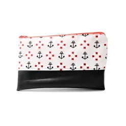 Federmäppchen maritim, Mäppchen mit Kunstleder