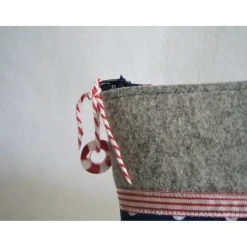 Federmäppchen Mäppchen Anker maritim Punkte