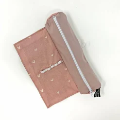 Federmäppchen personalisiert für Uni/ Studium/ Schule, Stiftemäppchen rosa Mädchen, Federtasche, Stiftetasche, Stifterol