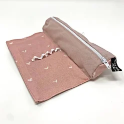 Federmäppchen personalisiert für Uni/ Studium/ Schule, Stiftemäppchen rosa Mädchen, Federtasche, Stiftetasche, Stifterol