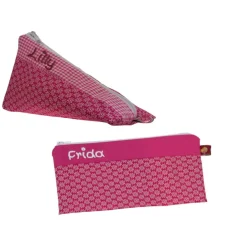 Federmäppchen Rosa Pink Blume mit Name personalisiert Mäppchen Schulmäppchen Schlamperle Brillenetui Schlampermäppchen K