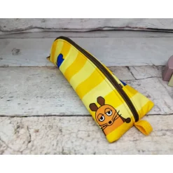 Federmäppchen Sendung mit der Maus gelb– Mäppchen & Stiftetasche in 2 Größen aus Softshe