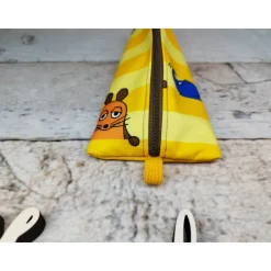 Federmäppchen Sendung mit der Maus gelb– Mäppchen & Stiftetasche in 2 Größen aus Softshe