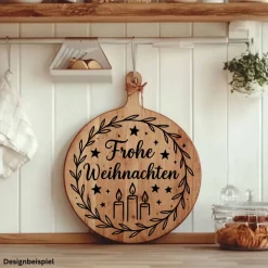 Fensterbild Kranz Aufkleber Frohe Weihnachten Kerzen | Winterzeit Deko für Advent und Weihnachten, Exklusiv