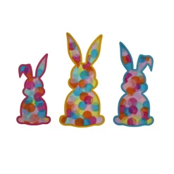 Fensterbild Osterhasen Bastelset | Fensterbilder aus Transparentpapier | Basteln mit Transparentpapier