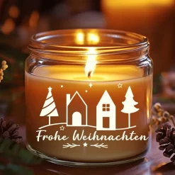Fensterbild Weihnachtsdekoration Sticker Aufkleber 2 Farben 3 Größen auch in XXL Deko