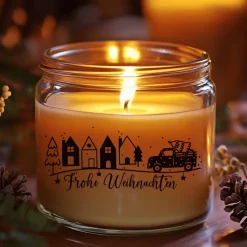 Fensterbild Weihnachtsszene Weihnachtsdekoration Sticker Aufkleber 2 Farben 3 Größen auch in XXL