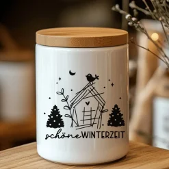 Fensterdeko Advent schöne Winterzeit Fensterbild Weihnachtsdekoration Sticker Weihnacht 2 Farben 3 Größen
