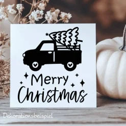 Fensterdeko Advent Weihnachten Fensterbild Weihnachtsdekoration Sticker merry christmas 2 Farben 3 Größen