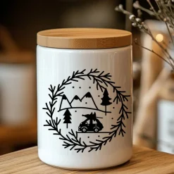 Fensterdeko Advent Weihnachten Fensterbild Weihnachtsdekoration Sticker minimalistischer Kranz 2 Farben 3 Größen