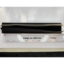 Festliche Geschenkverpackung 22,9x4,6x2,4cm für Lesezeichen + Schlüsselanhänger Silber Glänzend Schmuckschachtel Armband