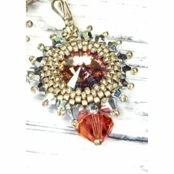 festliche silberfarbene ohrringe, brautschmuck hochzeit, weihnachten geschenk, beadwork, trend schmuck, glasperlen