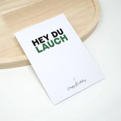 Fiese Geburtstagssprüche Hey du Lauch | Fiese Geburtstagskarte  Schwarzer Humor Geburtstagskarte